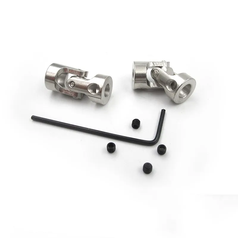 Acoplador de eje de coche y barco, Conector de Motor, junta Universal de Metal, 2/3/3, 17/4/5/6/6, 35/8/10mm