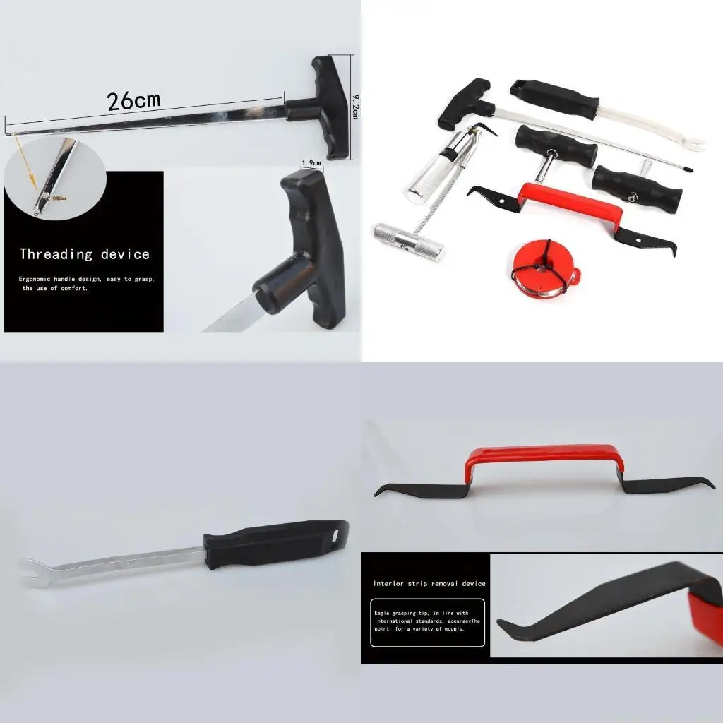 A2BE Windshield Remover Tool for Trucks for Cars and RV Wear Resistant 7 Pcs
