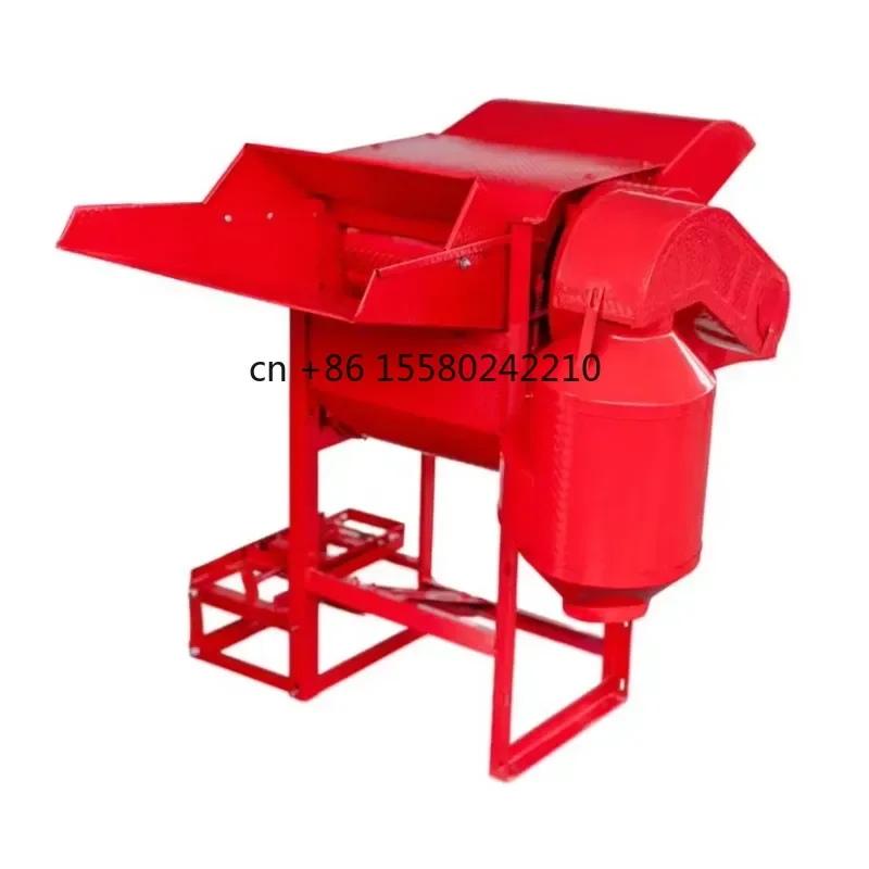 2026 hot Multifunctional Small Rice Wheat Bean Sheller Household Sorghum Rapeseed Soybean Thresher Paddy Thresher Wheat