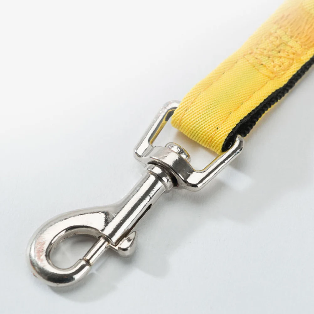 

Pet Harness Set Dog Vest Leash Yellow M Durable Lightweight Comfortable Night Visibility Thicken Rope Design Pet Harness