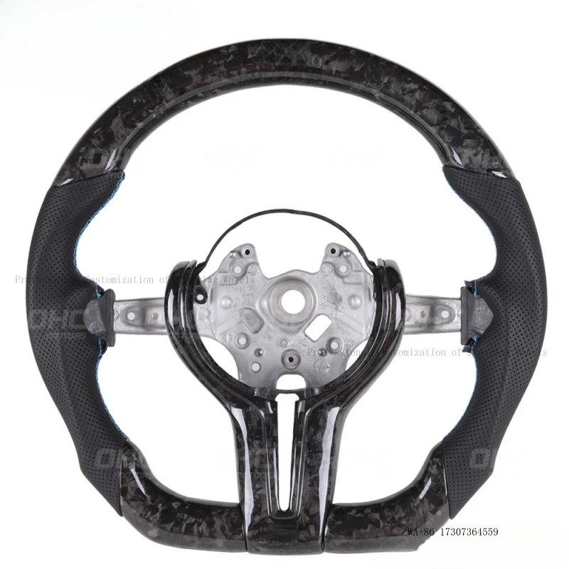 for BMW 1-7 Series, X1-6, M3-6 forged carbon fiber flat-bottom steering wheel modification