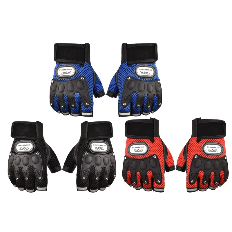 Knuckles Protective Motorcycle Gloves Half Finger Cycling Gloves Accessories