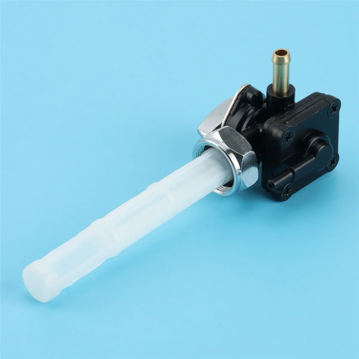 2X Fuel Valve Petcock with Male Thread Features 61338-94D for FLST, FXST, FLT, FXD 1995-2001