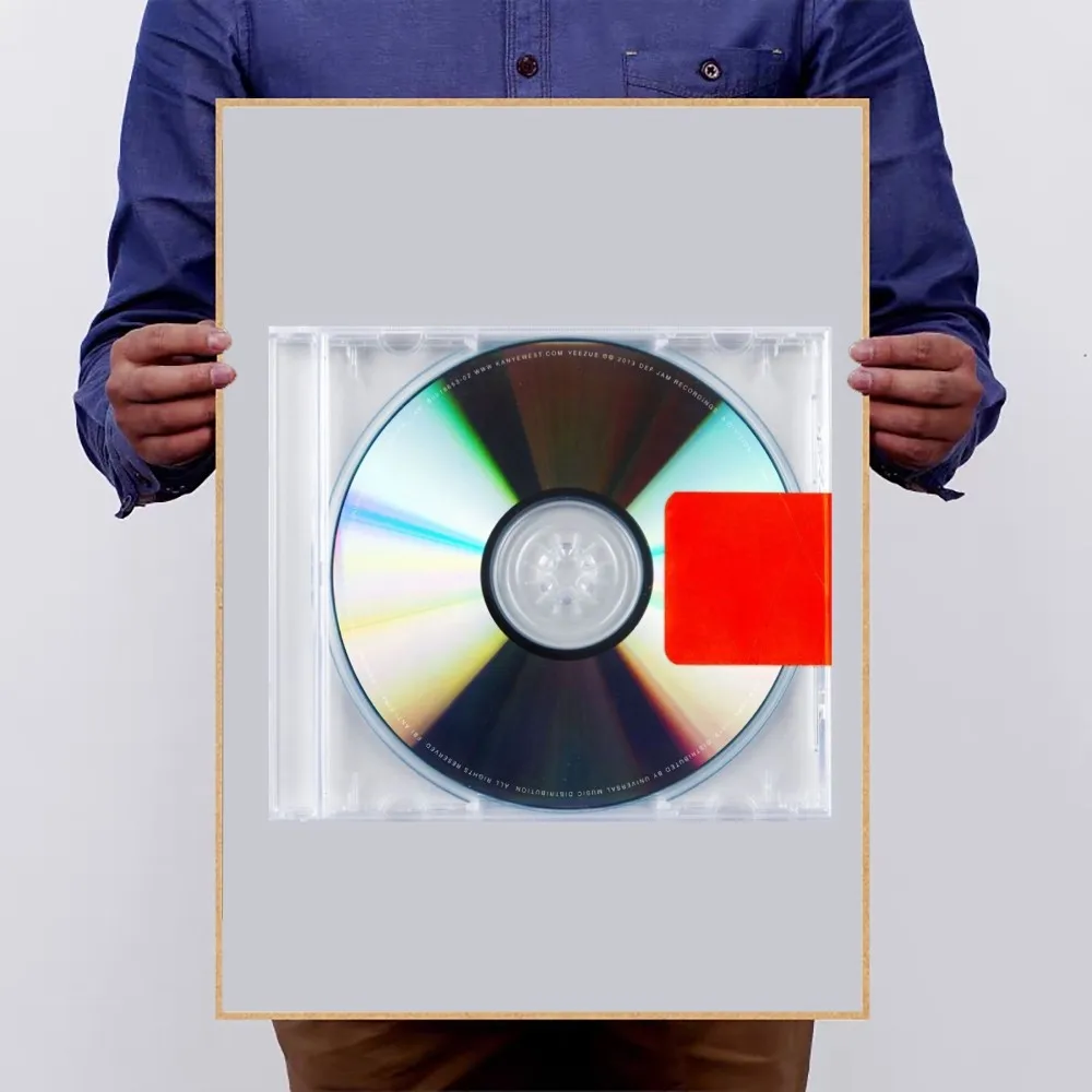 Music Posters Album Cover Graduation Kanye West The Weeknd Flower Boy Poster Kraft Paper Vintage Poster Wall Art Painting