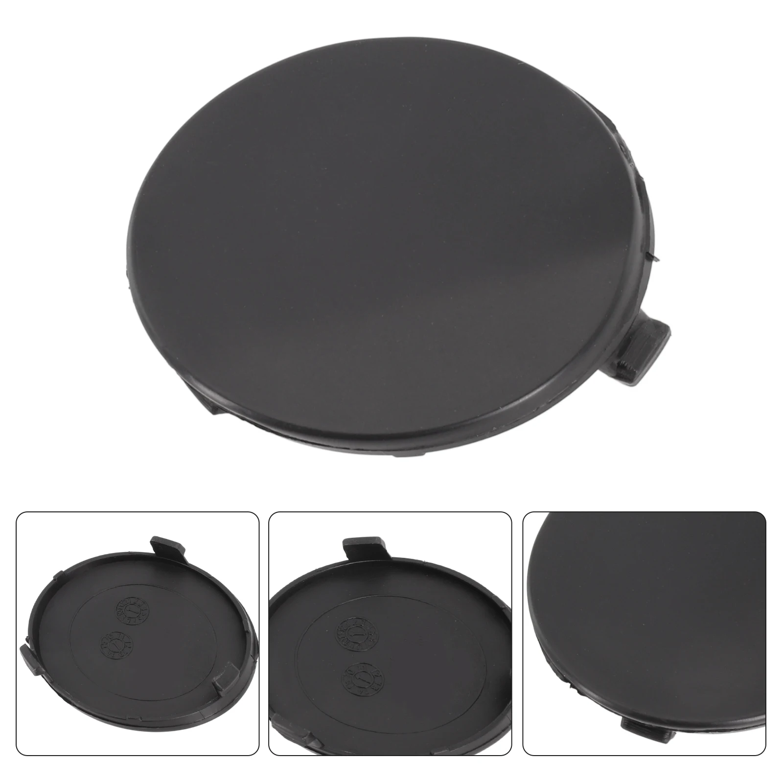 

1pc For Ford C-MAX Tow Hook Cover Rear Bumper Tow Eye Cap Cover 1234121 121026220294 ABS Black Practical And Reliable
