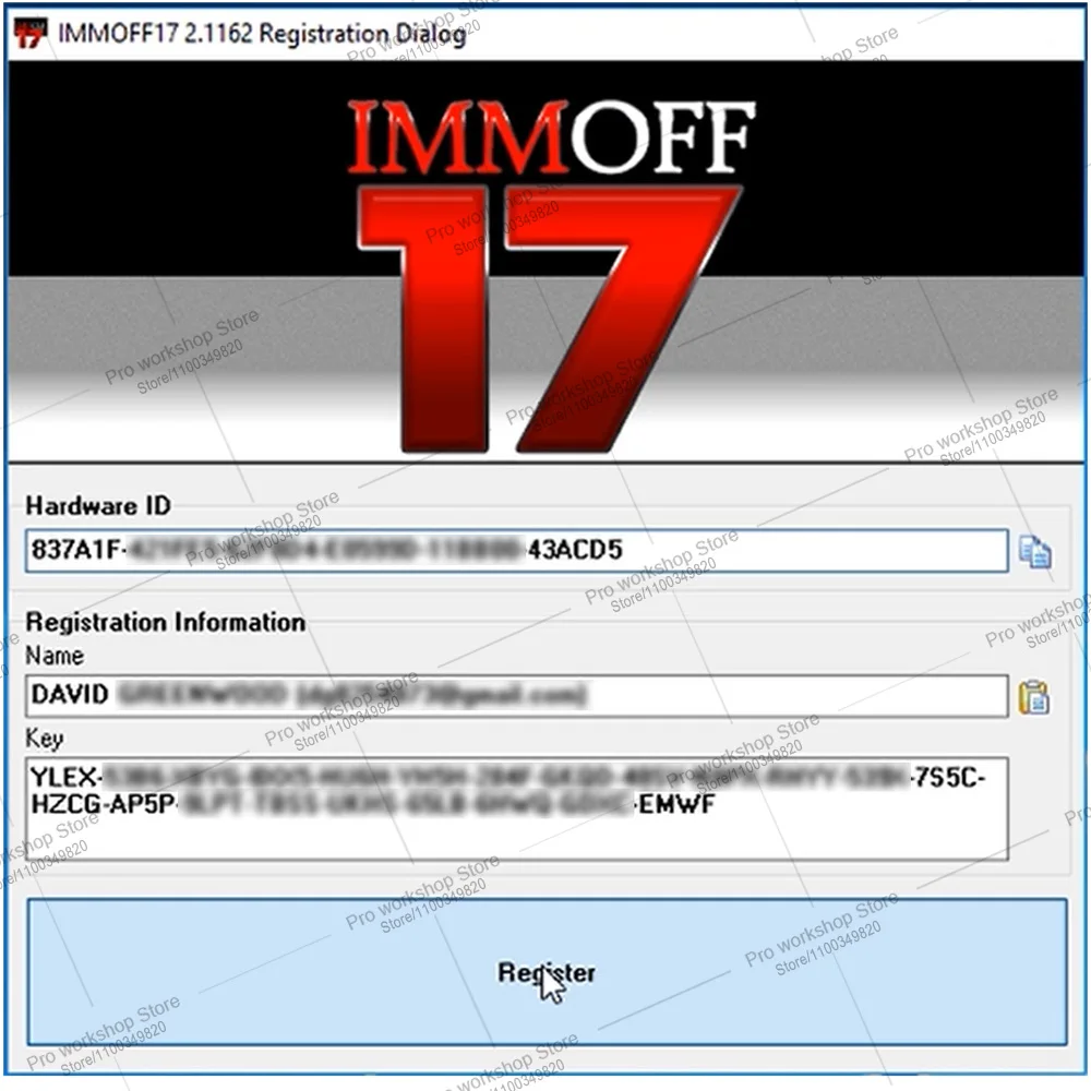 IMMOFF17 Software IMMO OFF Flash Activate Version EDC17 MED 17 Ecu EEPROM PATCH Checksum Correction Car Repair Diagnosis Tools