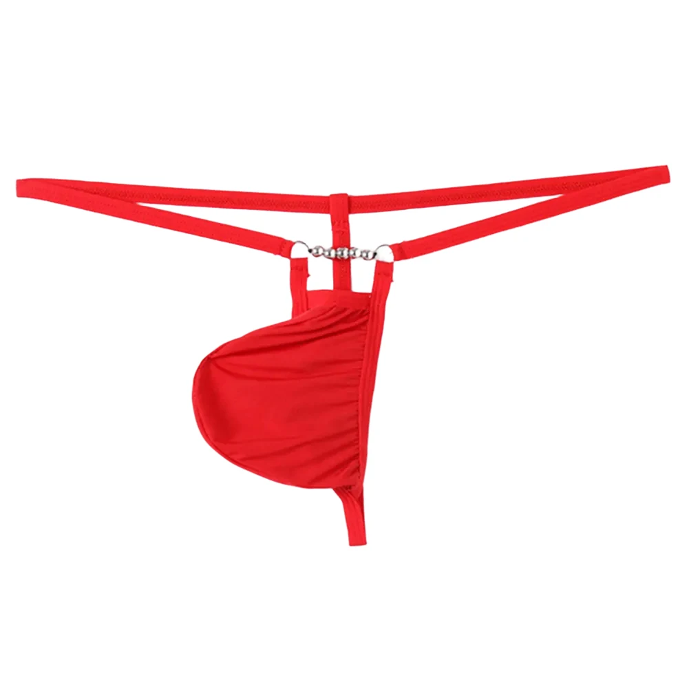 Bulge Pouch G-string Men Thong Underwear Applicable To Males Average Size Fit Bulge Pouch Panties For Men Men Black Everyday Use