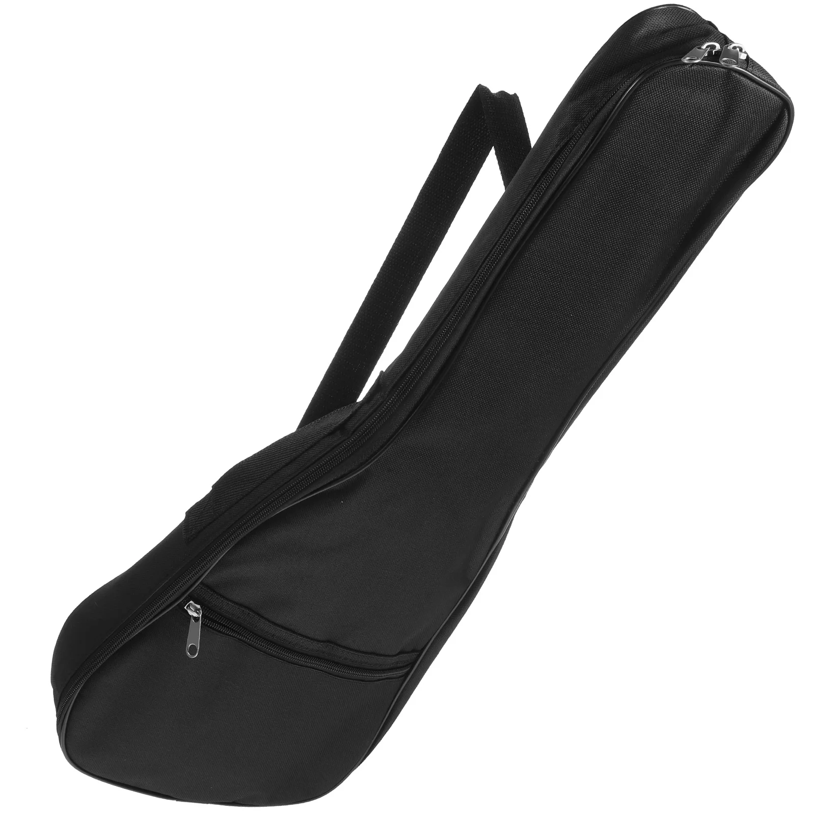 

Ukulele Pouch Rainproof Bag Guitar Accessories Double Back Storage Black Oxford Cloth