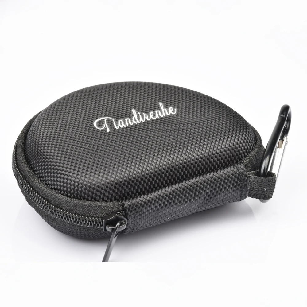 Tiandirenhe headphone bag high-quality storage bag hard box Earbuds case earphone protection bag for KZ/TRN/CCA Earphone/cable