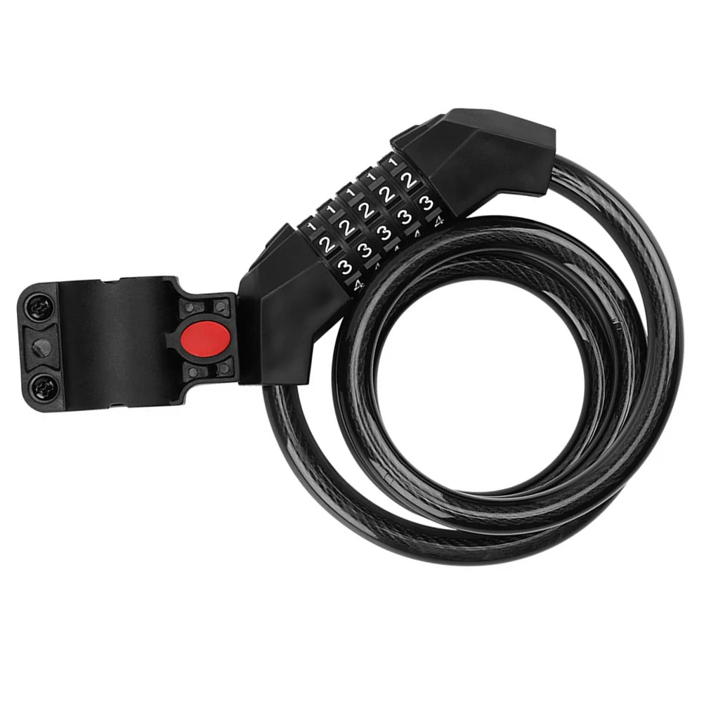 

5 Digit Combination Bike Lock Heavy Duty Lock for Bicycle with Aluminum Zinc Alloy Body and Portable Frame