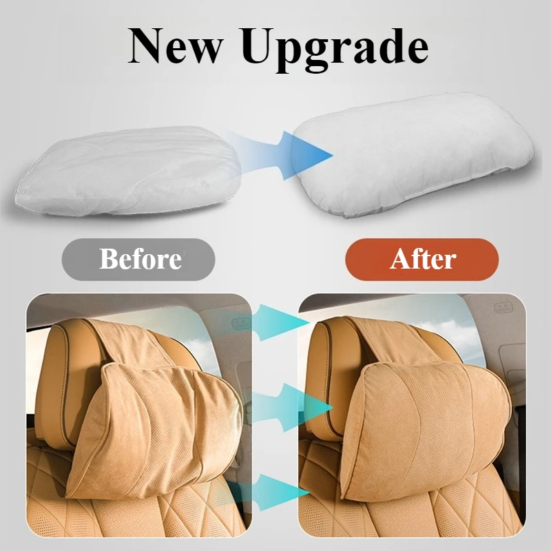 For DENZA D9 Headrest Neck Pillow Lumbar Waist Support Car Pillow Car Seat Backrest Accessories Ergonomic Seat Interior Cushion