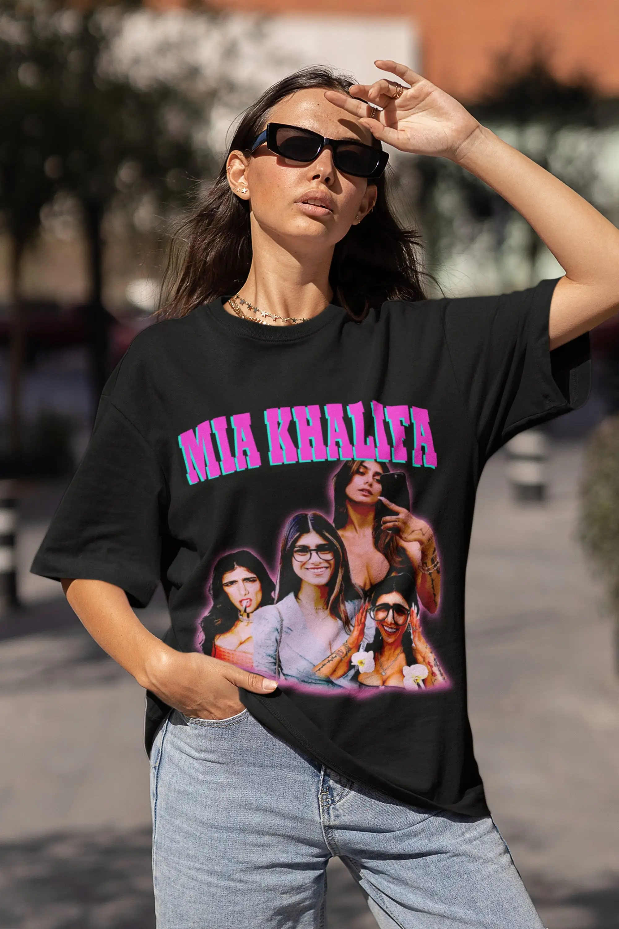 

Mia Khalifa T Shirt vintage retro tee the style spot premium TSS P
