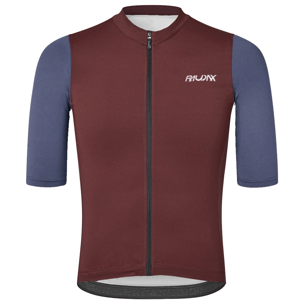 Raudax Zweifarbige Fahrradtrikots Unisex Fahrradbekleidung Bike Maillot Sport Langarm Ropa Hombre Fahrradshirts – Detail 3