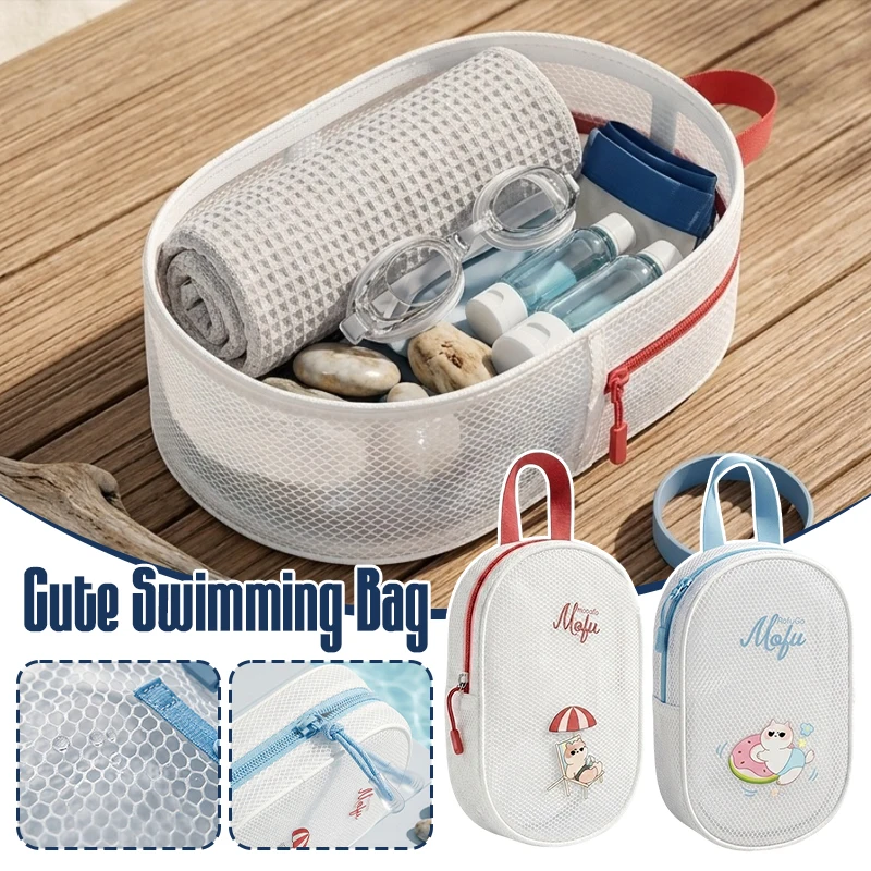 Waterproof Swimming Bag Lightweight Large Capacity Portable Storage Organizer for Swimming Goggles Swimsuit Towel Swim Cap