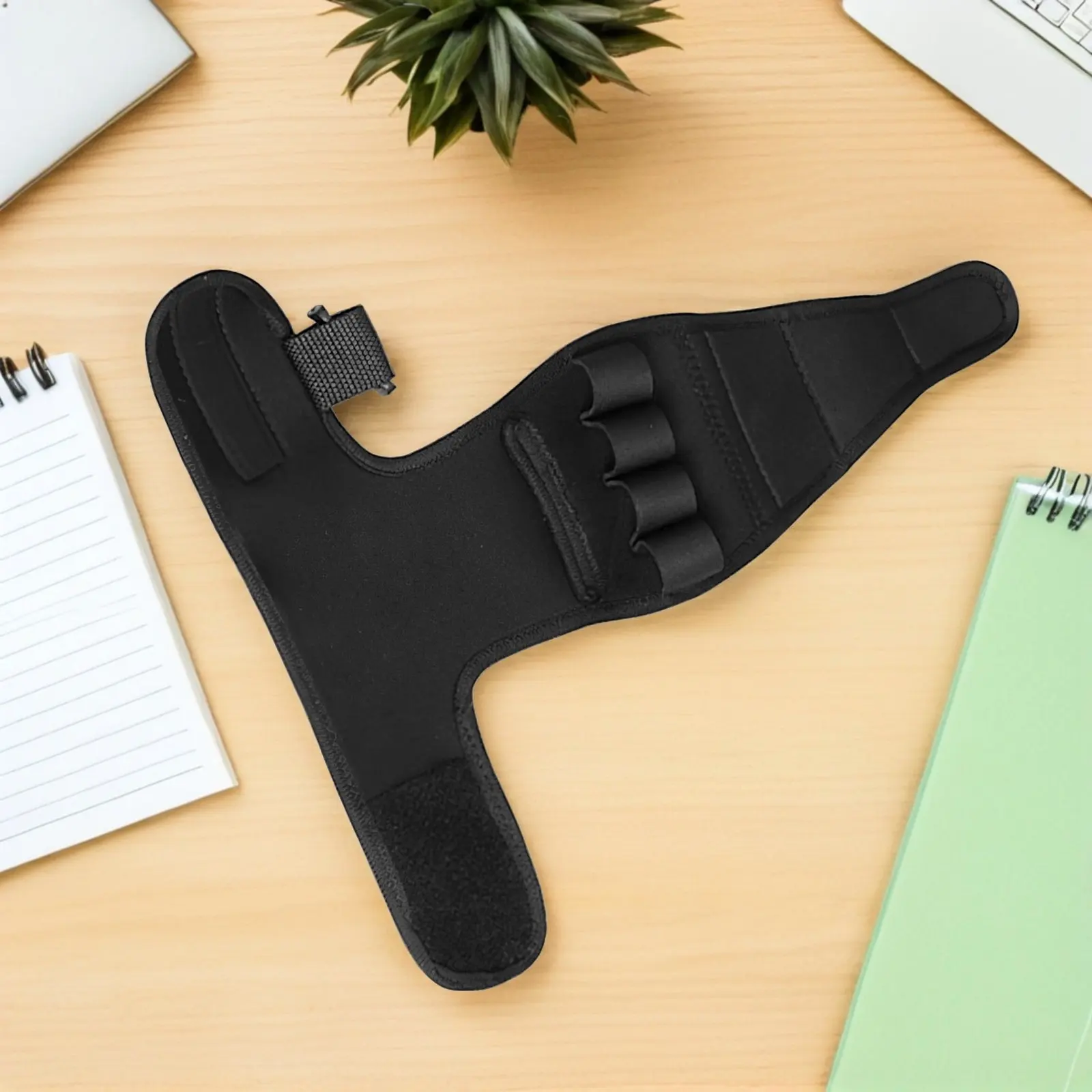 

Single Hand Finger Splint Brace Adjustable Anti-Spasticity Rehabilitation Auxiliary Training Gloves for Stroke Hemiplegia Finger