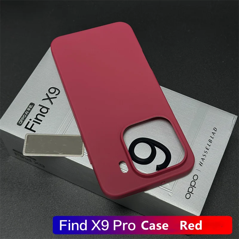Ultra cienkie, miękkie, gumowe etui na telefon OPPO Find X9 Pro, odporne na wstrząsy, matowe, luksusowe, oryginalne etui na telefon — zdjęcie produktu 2