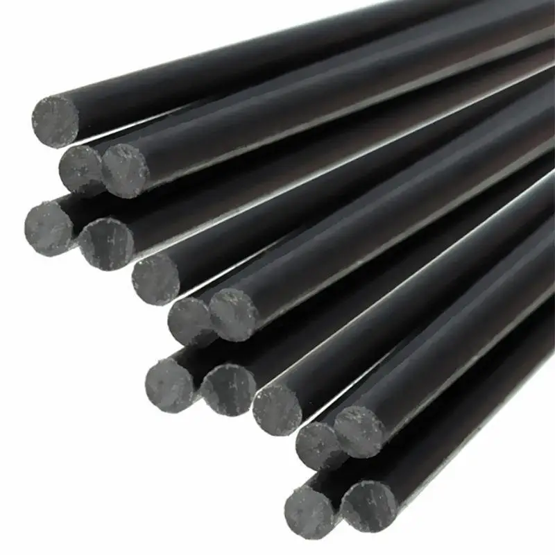 100Pcs Mini Glue Stick Black Adhesive for Hot Melt Gun General Purpose 7mm X 180mm Car Audio Craft