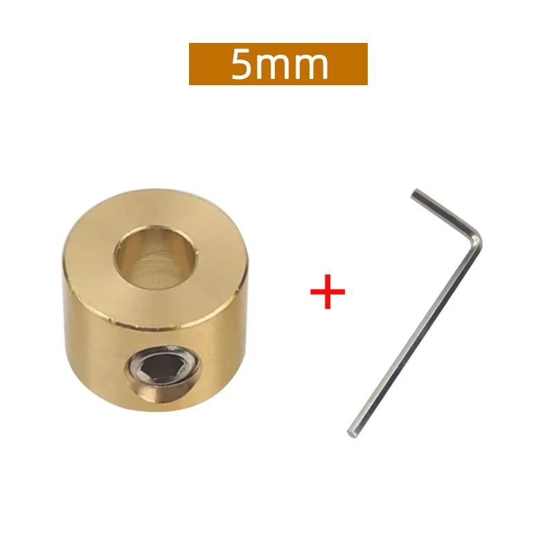 3-12mm Boor Gereedschap Messing Diepte Stop Kragen Ring Positioner Ring Met Inbussleutel Voor Houtbewerking boor Locator Gereedschap