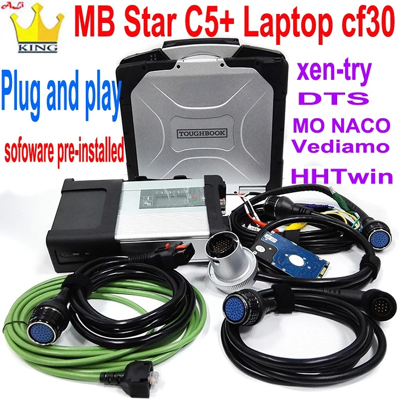 

MB Star C5 SD Connect Multiplexer with wifi laptop CF30 CF19 Toughbook PC mb star c5 wifi software SSD for sd c5 diagnostic tool