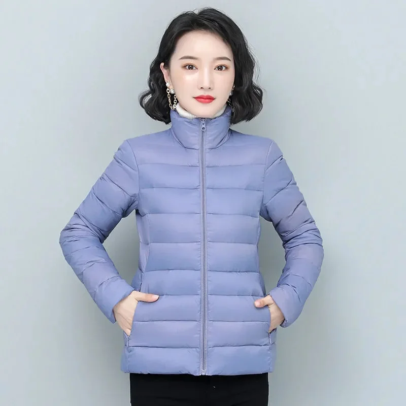 Winter Women's Parkas Loose Long Glossy Down Cotton Jackets 2024 New Female Cotton Padded Parka Outwear Overcoat Ladies