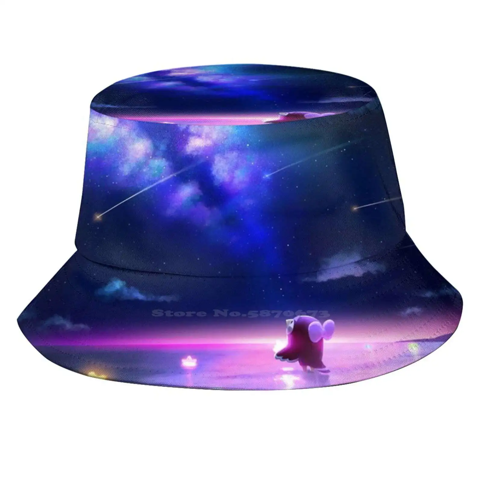 Shooting Star Outdoor Sun Fishing Panama Hats Animal Celeste