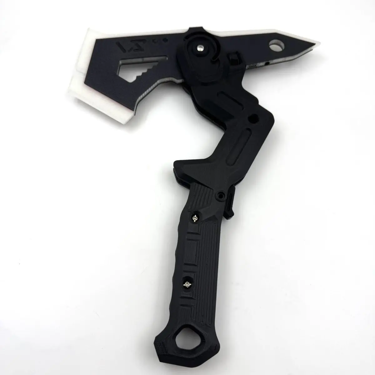 Deformable Mechanical Sword Axe Folding Luminous Cosplay Toy Model Outdoor Creative Portable EDC Tool