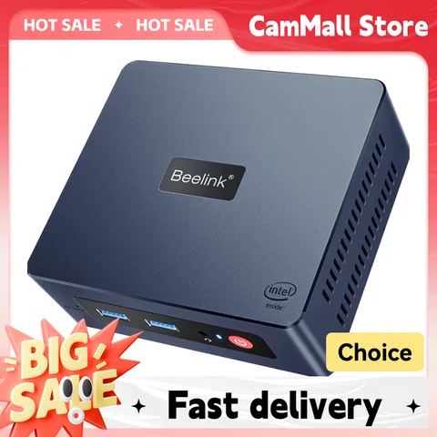 비링크 미니 S 인텔 N5095 쿼드 코어 미니 비즈니스 PC 16GB DDR4 BT4.2 WIFI5 듀얼 HDMI 1TB SSD 4K HD 해상도 오피스 포켓 PC