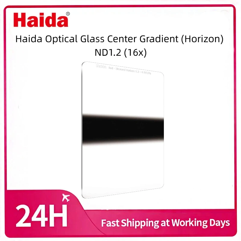 Haida 100x150mm Horizon ND1.2 4-Stop Center Graduated Filter for 100mm Holder Systems