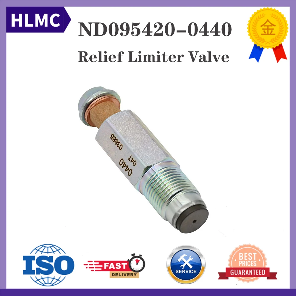 

ND0954200440 New Common Rail Relief Valve Fuel Pressure Limiter ND095420-0440 Compatible With Komatsu Excavator PC400 PC450