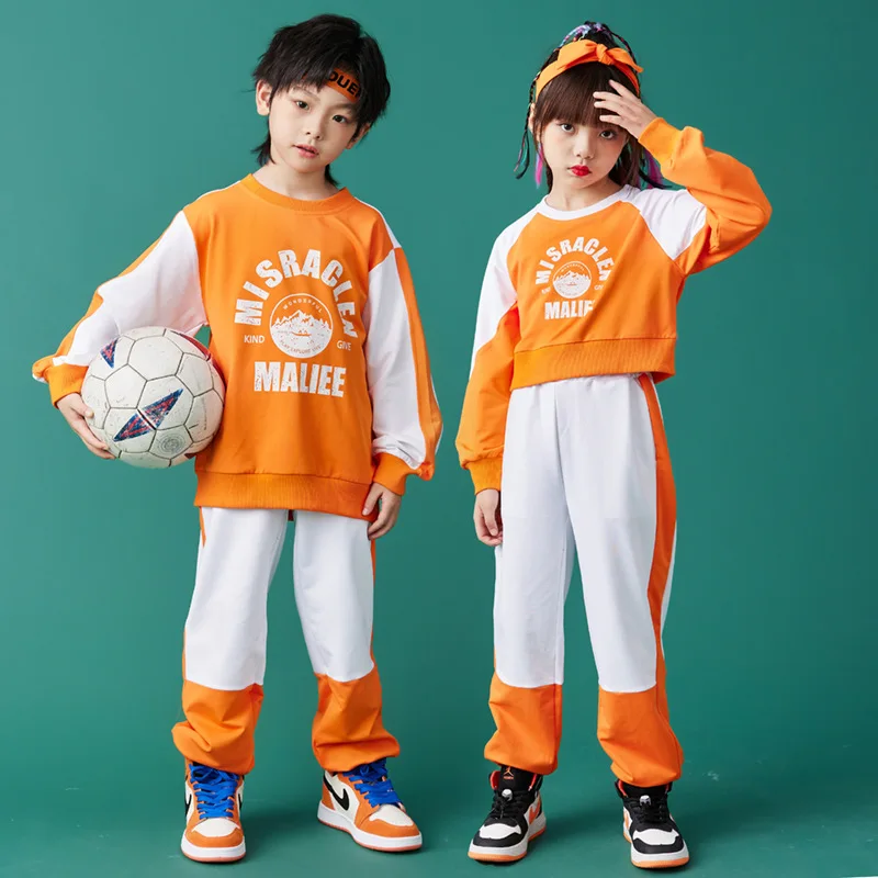 teenage girl clothes set Sweater+pants 2pcs 4-18 kids sport suit Children school games outfit Cheerleading performance uniform