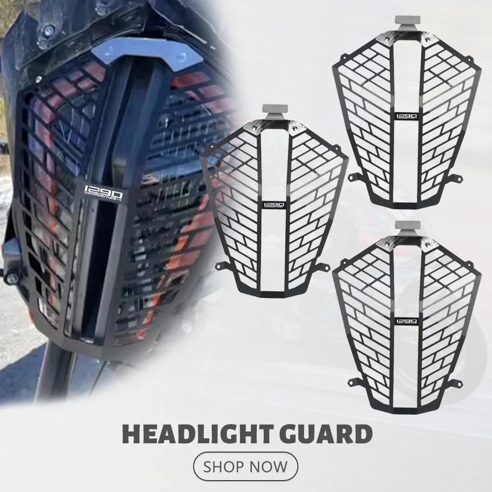 

Motorcycle Headlight Grill Guard Protection Cover Protector For 1290 SUPER ADVENTURE S/R Super ADV 1290 S R 2017-2022 2021 2020