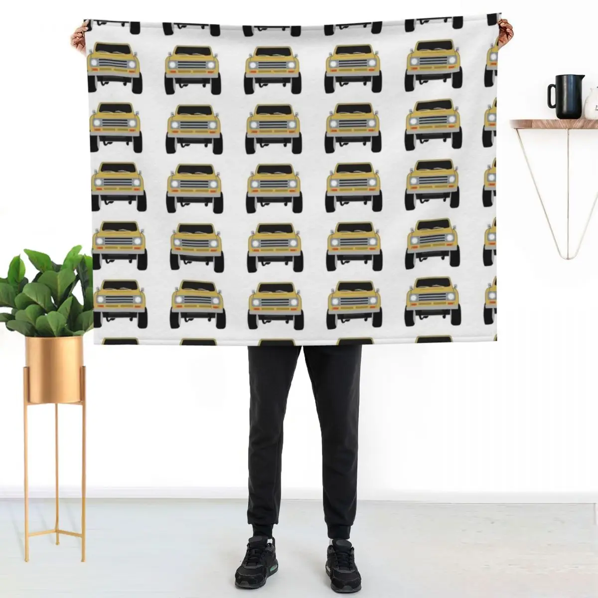 

Yellow International Scout Throw Blanket Stylish Warm Blanket for Living Room Bedroom