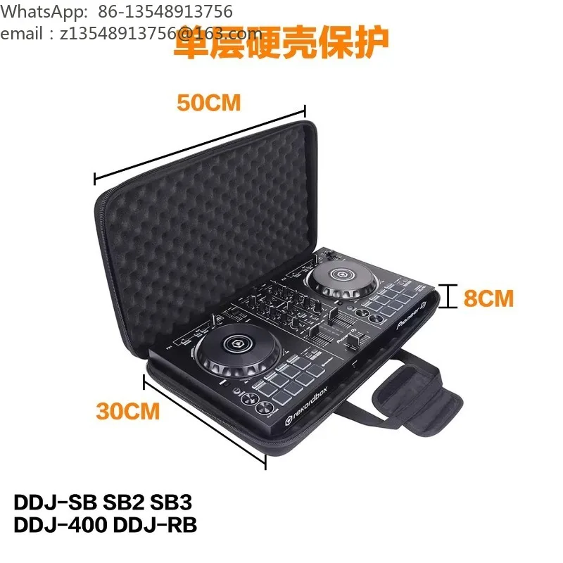 Hard Shell DJ Controller Carry Case, Shockproof Storage Bag Compatible with Model FLX4 RX3 RR