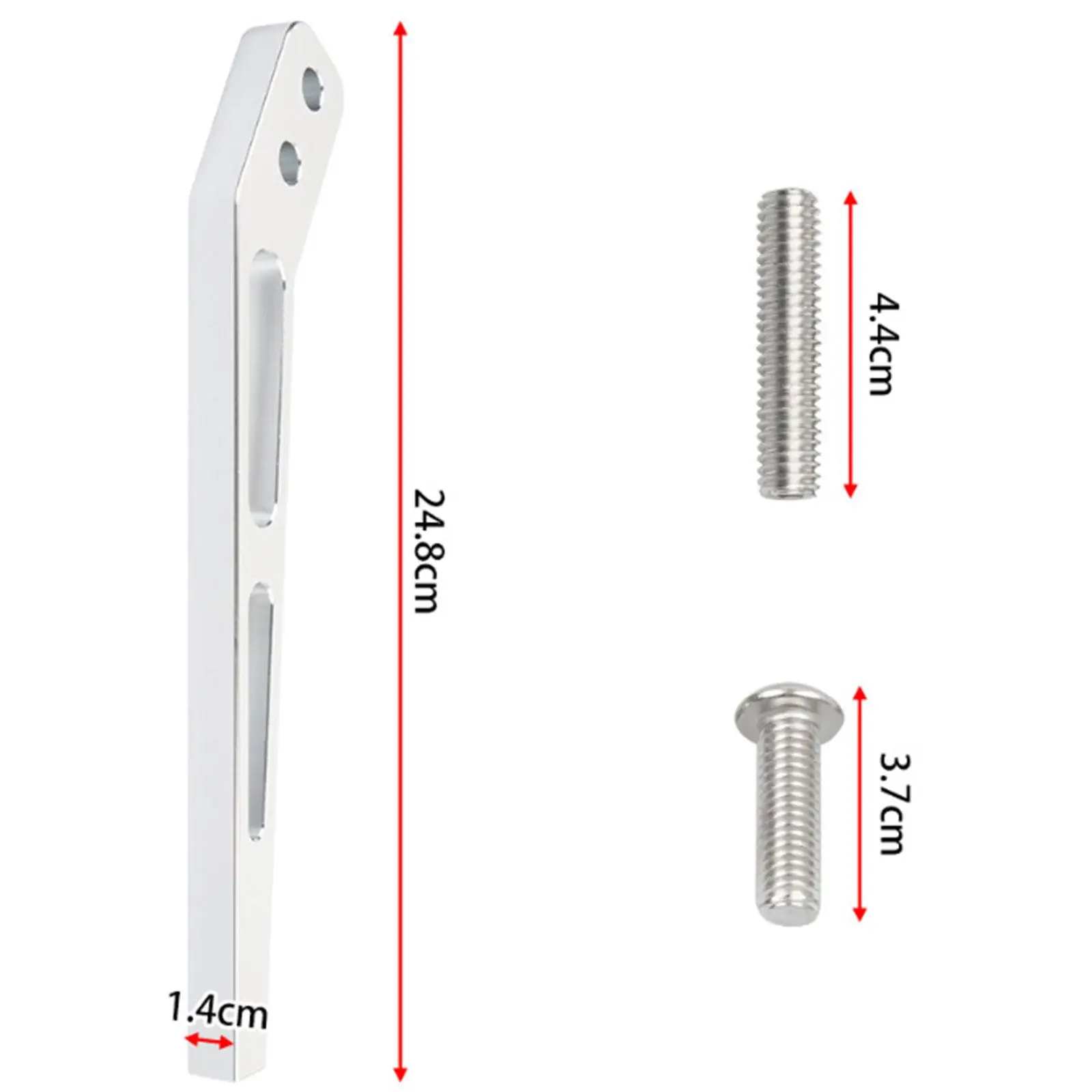 Alavanca de mudança dobrada de 10 polegadas acessório prático para Tko600 T5 T56