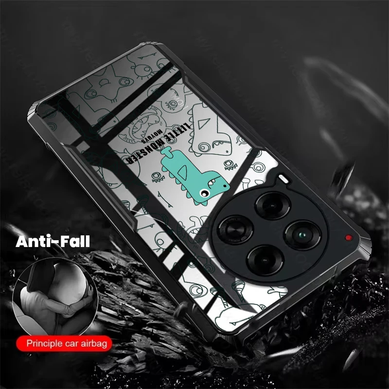 For Tecno Camon 30 4G 5G 20 Pro 4G 5G 20s Pro 18P 17 Pro 16 Pro 16SE 16 Premier Shock Fall Prevention Transparent Case No.10