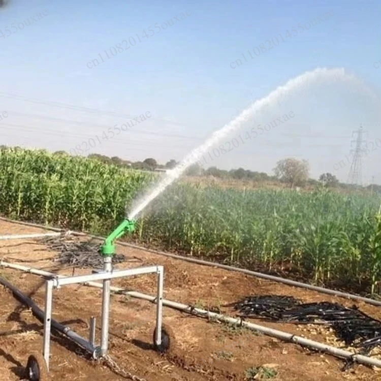 Factory Price 40mm Green Eddy Rain Gun Sprinkler, Garden Irrigation System Rain Gun