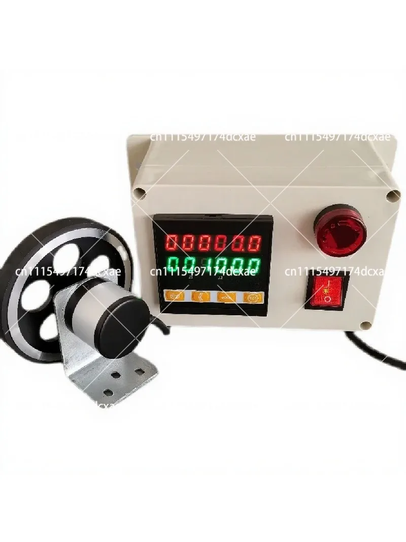 High-Precision Roller Type Length Measuring Meter Counter, Electronic Induction Counter with Alarm & Automatic Counting