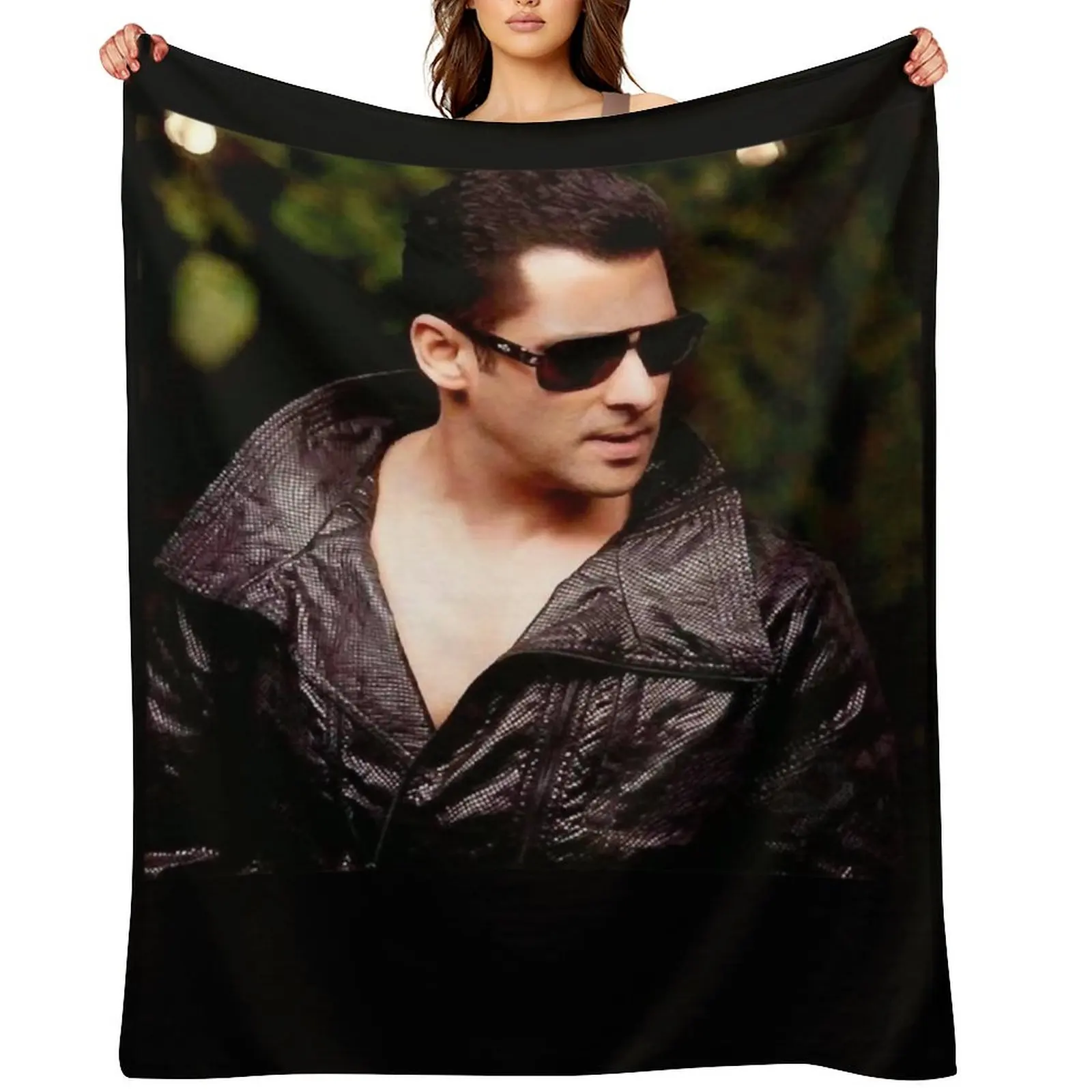 

Salman Khan actor Throw Blanket manga christmas gifts Flannels Hair Blankets