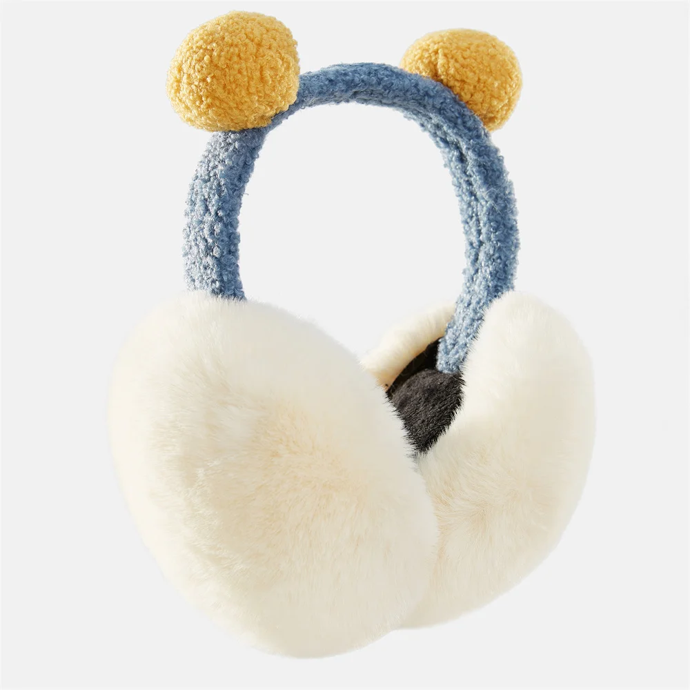 Lenwuynyo Fashion New Ear Muff Popular Exquisite Collapsible Ear Warmth for Woman Girl Warm Living Articles in Winte