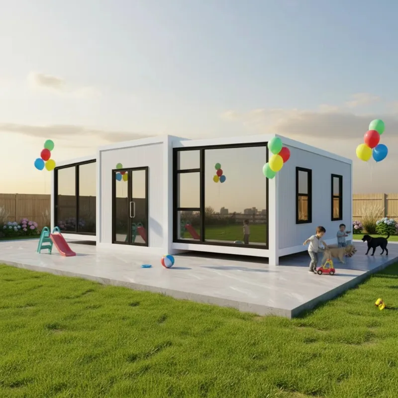 Hot Sale Chinese Lightweight Easy-install Modular Steel House for Private Vacation Villa Foldable House Portable Homes