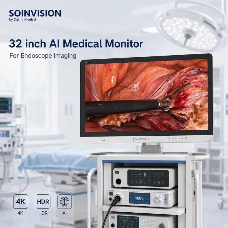 Brightness and Color Accuracy 4K 3840*2160 Resolution 32inch Monitor Suitable for Operating Room and Endoscope Application