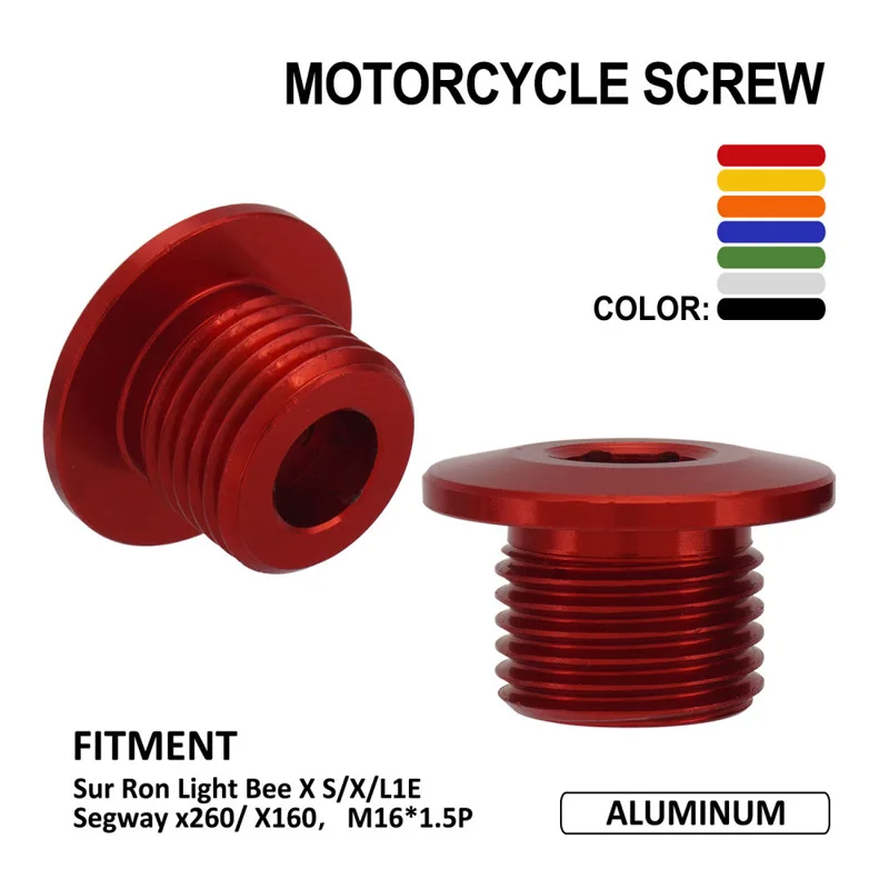 

CNC Aluminum Alloy Front Wheel Bolts for Lightbee X/S Off-Road Electric Scooter Modifications