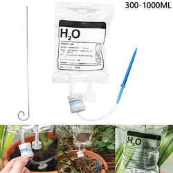 350-1000ML Plant Water Bag Irrigation Drip Bag with Metal Hooks Self Watering Devices with Adjustable Water Outlet Speed Plant