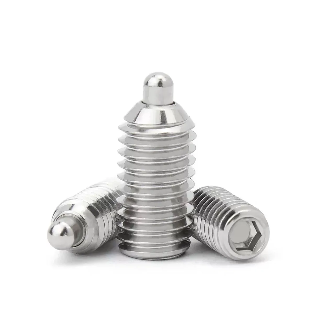 304 Stainless Steel Ball Set Screw/Spring Ball Head Plunger/Spring Telescopic Pin M4M5M6M8M10M12