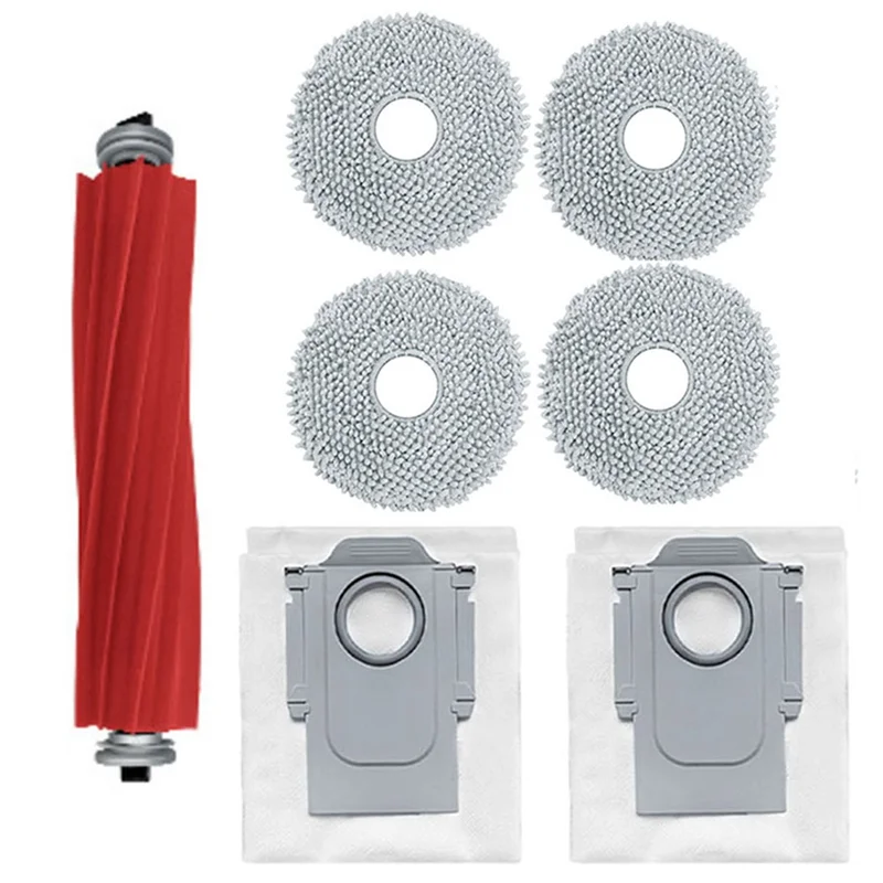 

【СЮРПРИЗ】Набор сменных аксессуаров для робота-пылесоса Roborock P10: резиновая щетка, тряпка для мытья полов, мешок для сбора пыли