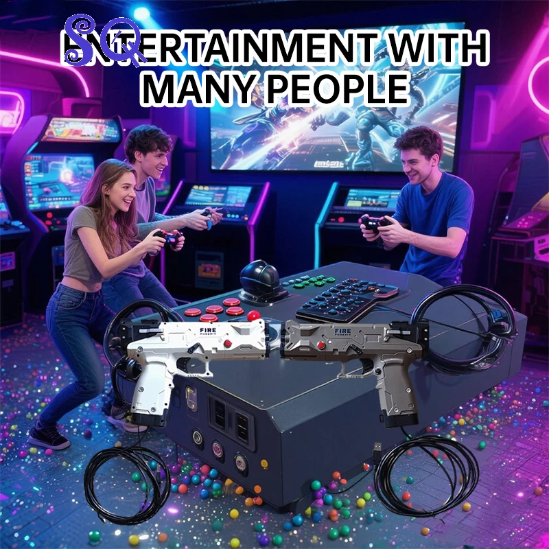 

Pandora Arcade Game PS2 Console Lightgun Fighting Joystick All In One Motherboard Box Controller Kit Retro Player Video 3D Game