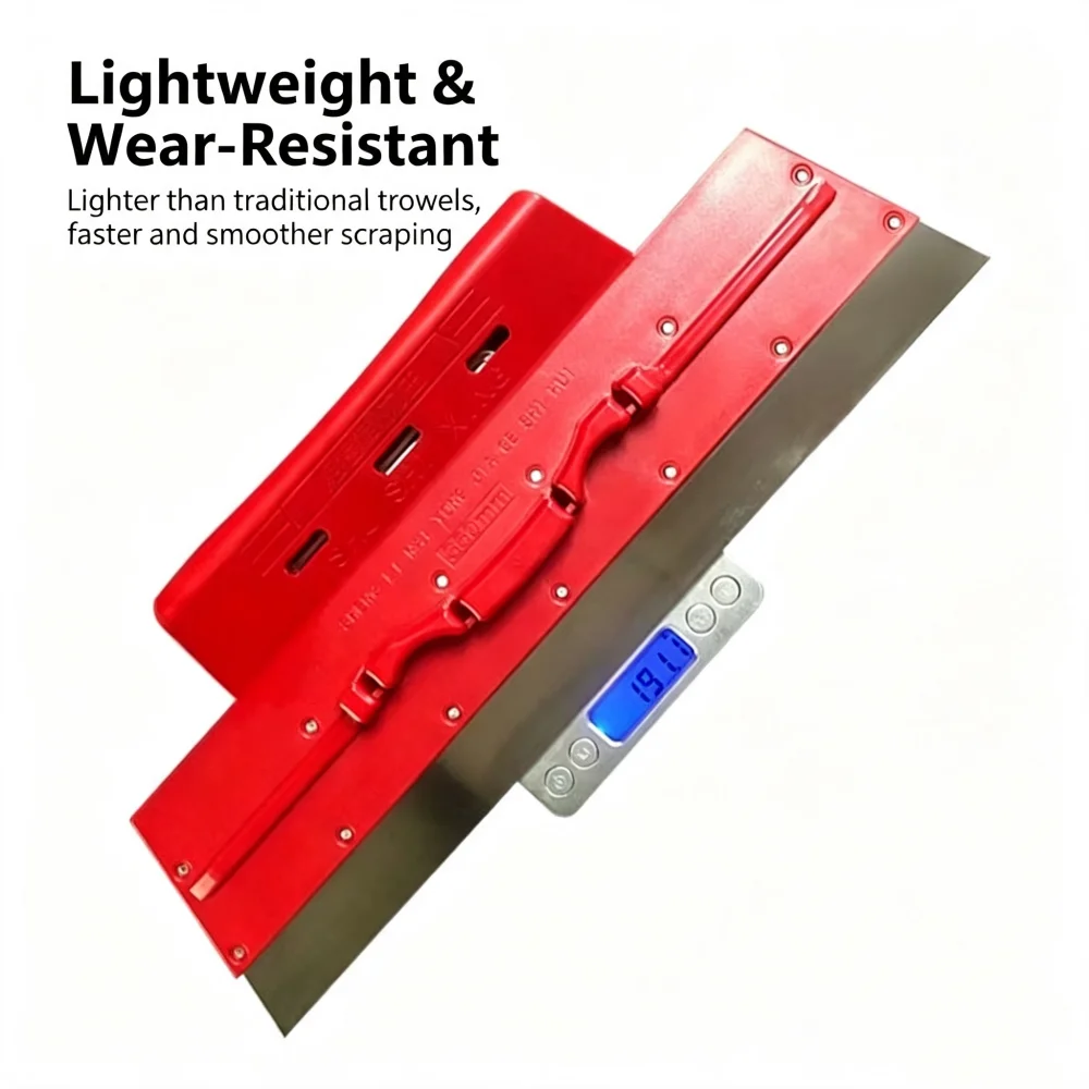 New Stainless Steel Scraper, Multi-functional Drywall Skimming Blade, Putty Plastering Tool for Wall Finishing