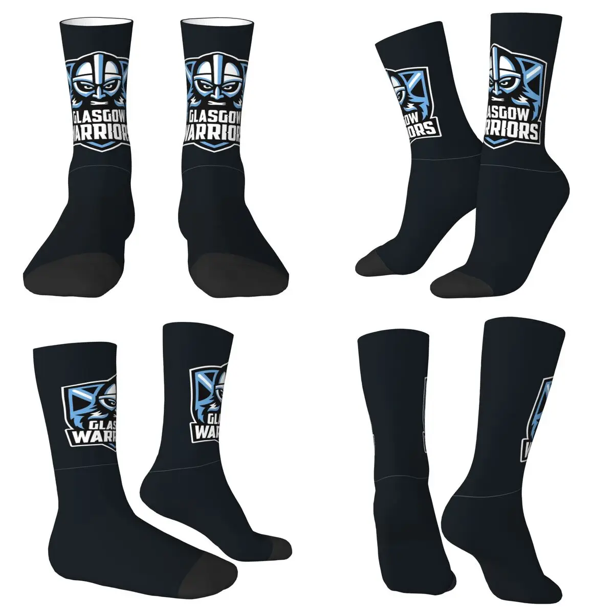 

Glasgow Warriors Socks Harajuku High Quality Stockings All Season Long Socks Accessories for Unisex Birthday Present