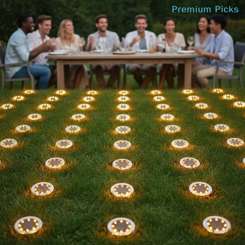 Lawn Lights 8LED Solar Outdoor Garden Waterproof Decorative For Path Park Way Yard Floor Under Ground Spot Lamp Highlight