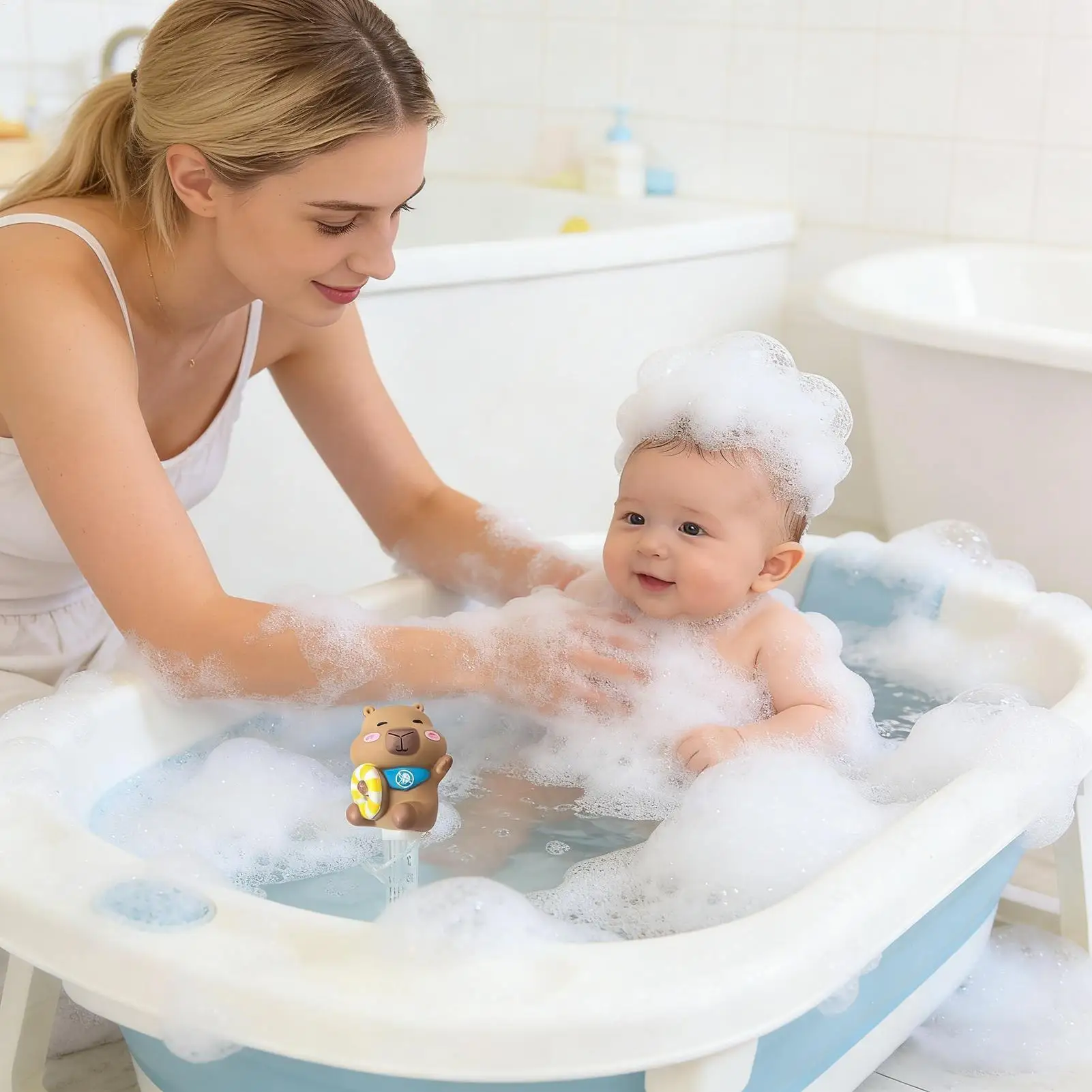 Water Gauge Accurate Easy Read Waterproof Cartoon Spa Tester Floating Pool Gauge For Indoor Outdoor Home Pool Spa Hot Tub